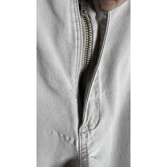 Carhartt Rugged Flex Relaxed Fit Canvas Work Pants Mens 32x36 Light Tan - Picture 4 of 11